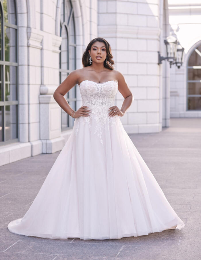 Rebecca top wedding dress